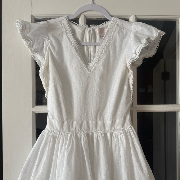 Rachel Parcell White Eyelet Tiered Dress - Picture 3 of 9